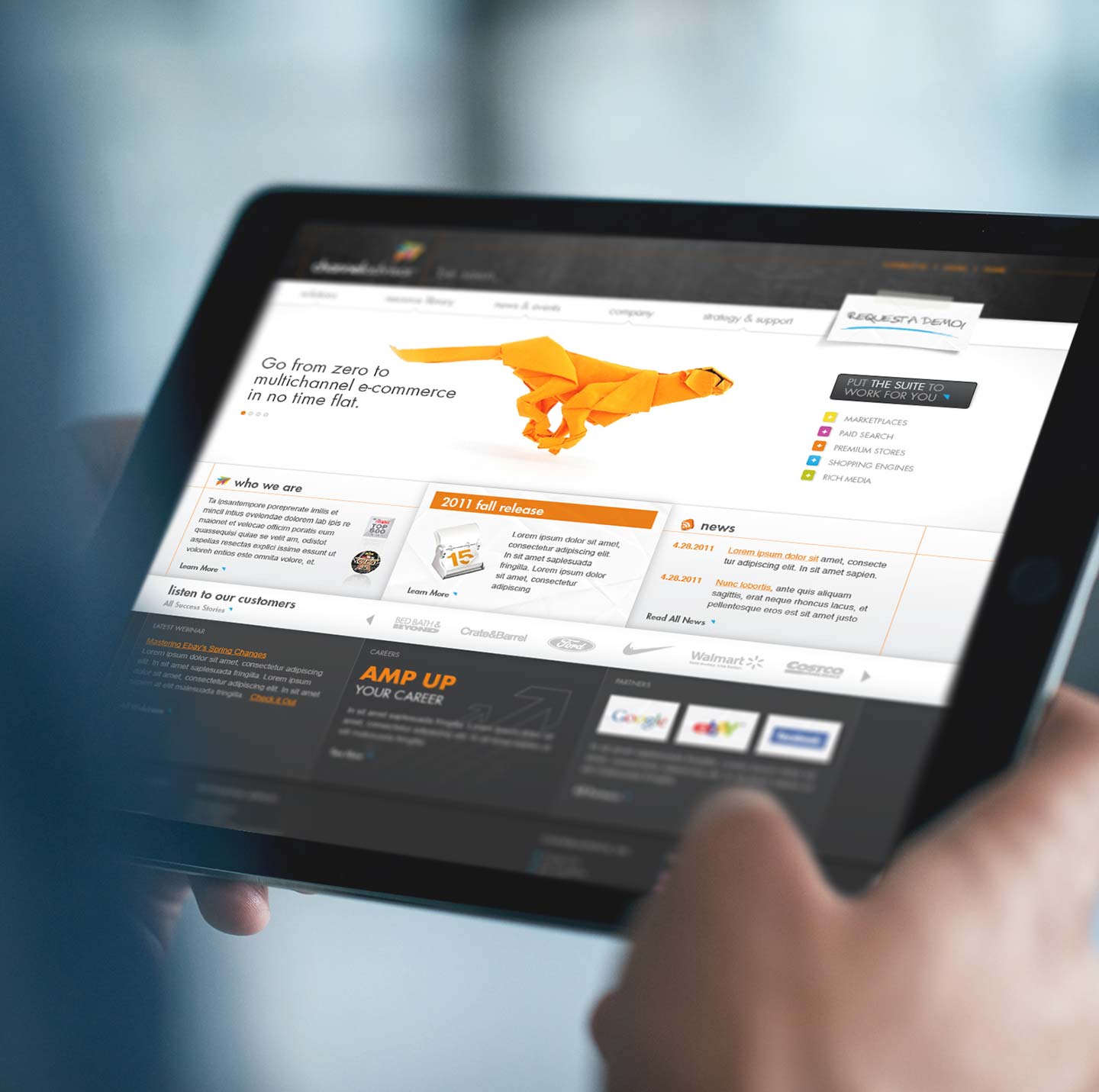ChannelAdvisor website-ideya