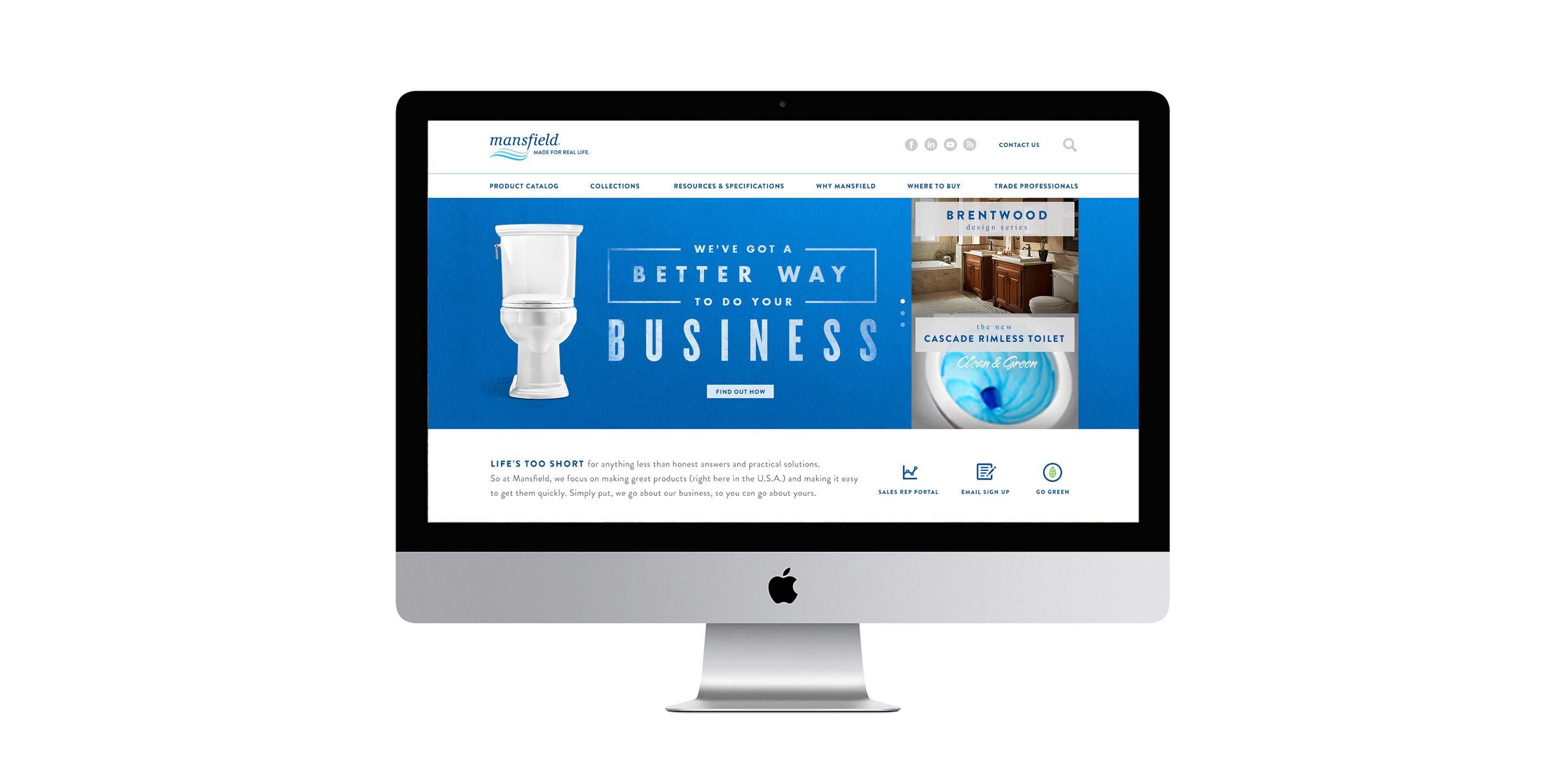 Mansfield web mock-up-Ideya